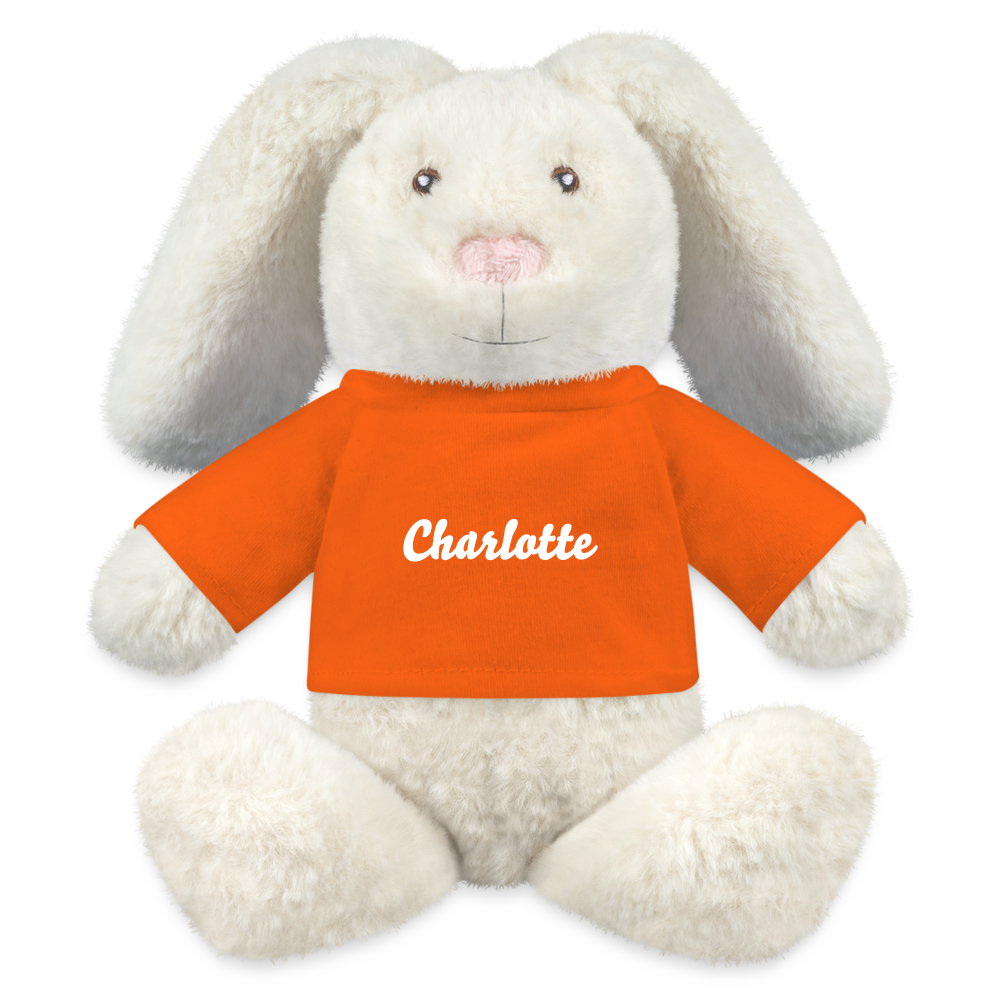 Doudou "Lapin" pour bébé personnalisable - golden orange