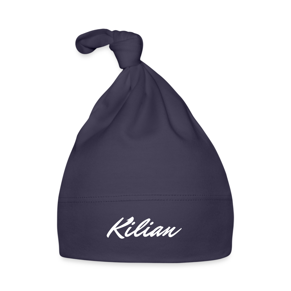 Bonnet Bio Personnalisable - navy