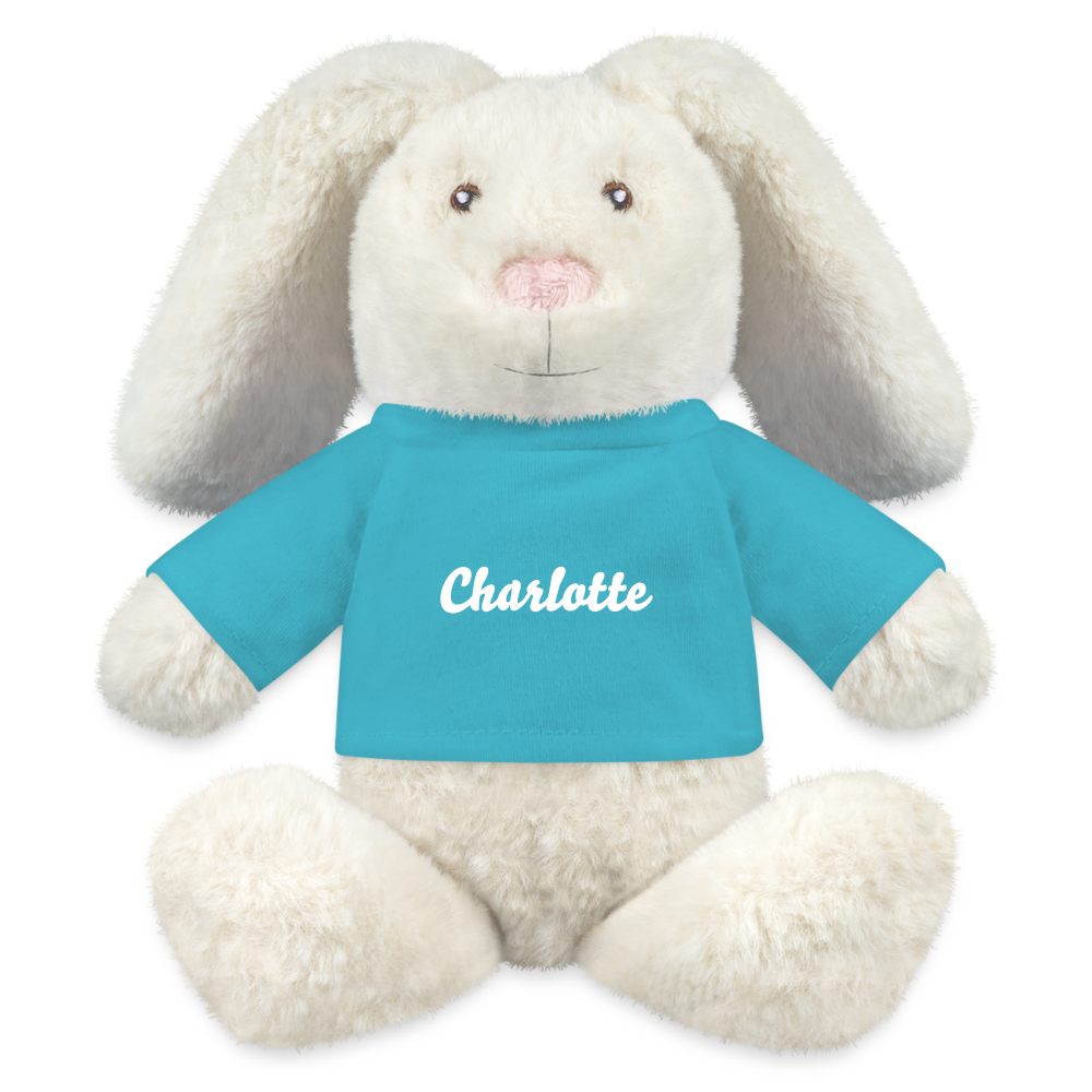 Doudou "Lapin" pour bébé personnalisable - atoll blue