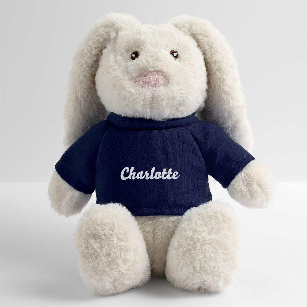Doudou "Lapin" pour bébé personnalisable - french navy