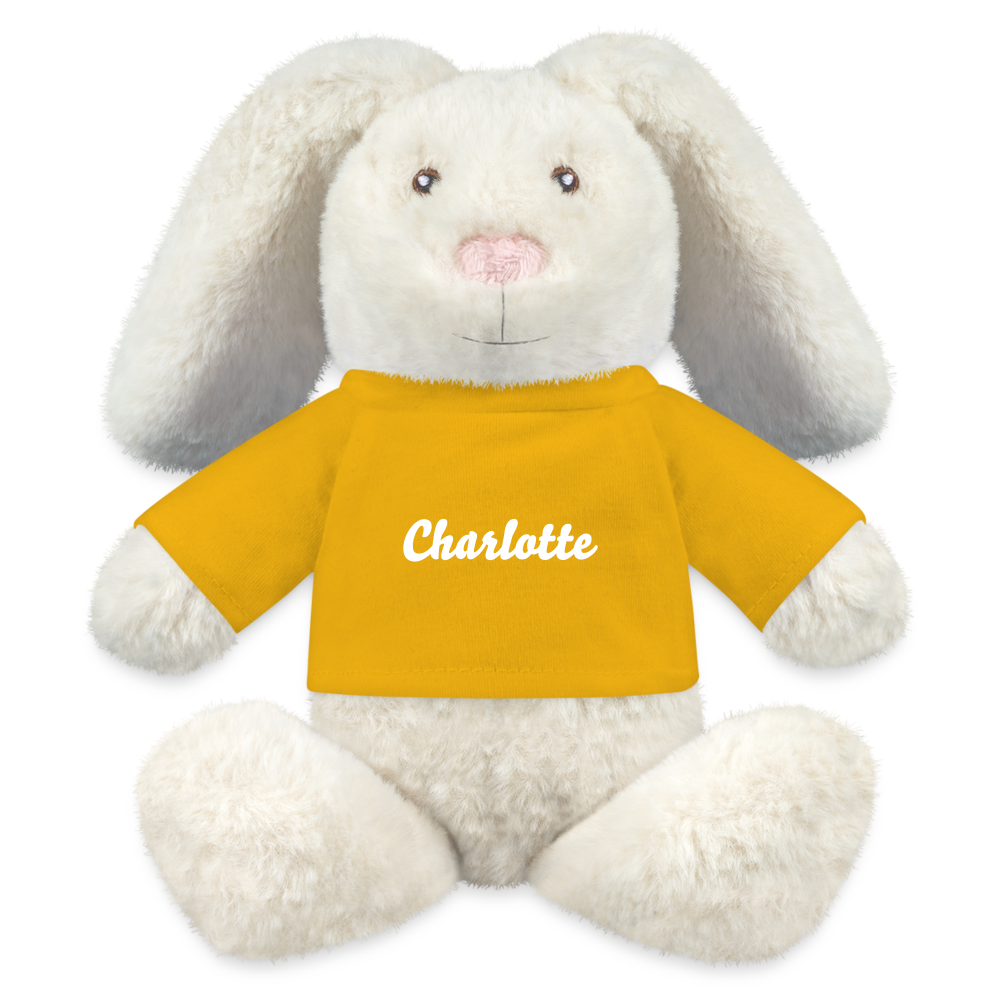 Doudou "Lapin" pour bébé personnalisable - sun yellow