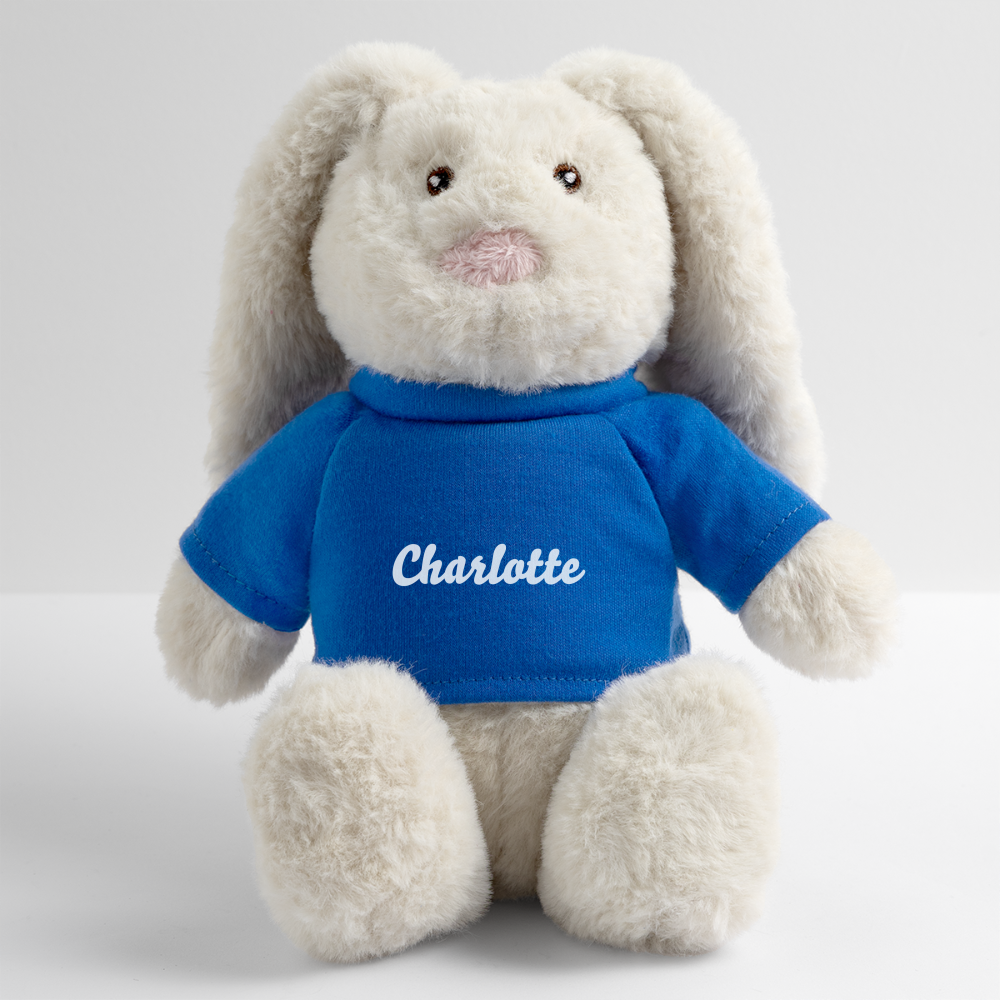 Doudou "Lapin" pour bébé personnalisable - royal blue