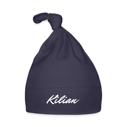 Bonnet Bio Personnalisable - navy